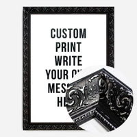 Custom Bold Message Print White