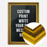 Custom Bold Message Print Black
