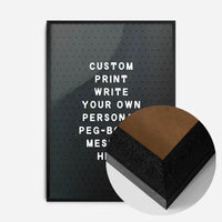 Custom Peg Board Poster Print