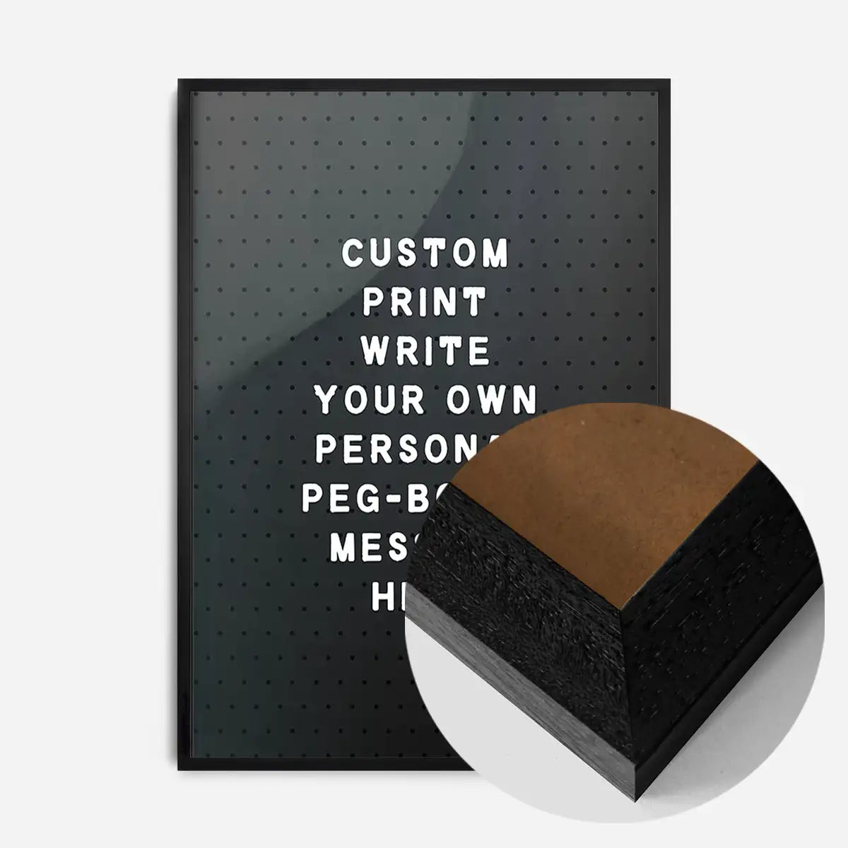 Custom Peg Board Poster Print