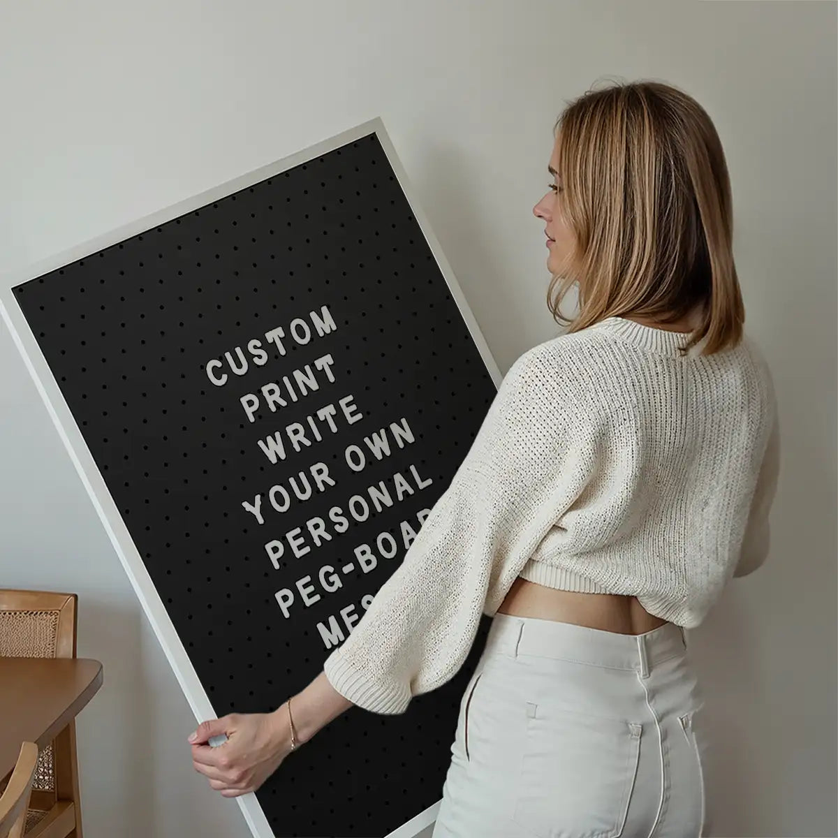 Custom Peg Board Poster Print