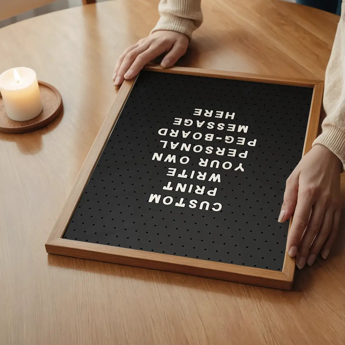 Custom Peg Board Poster Print
