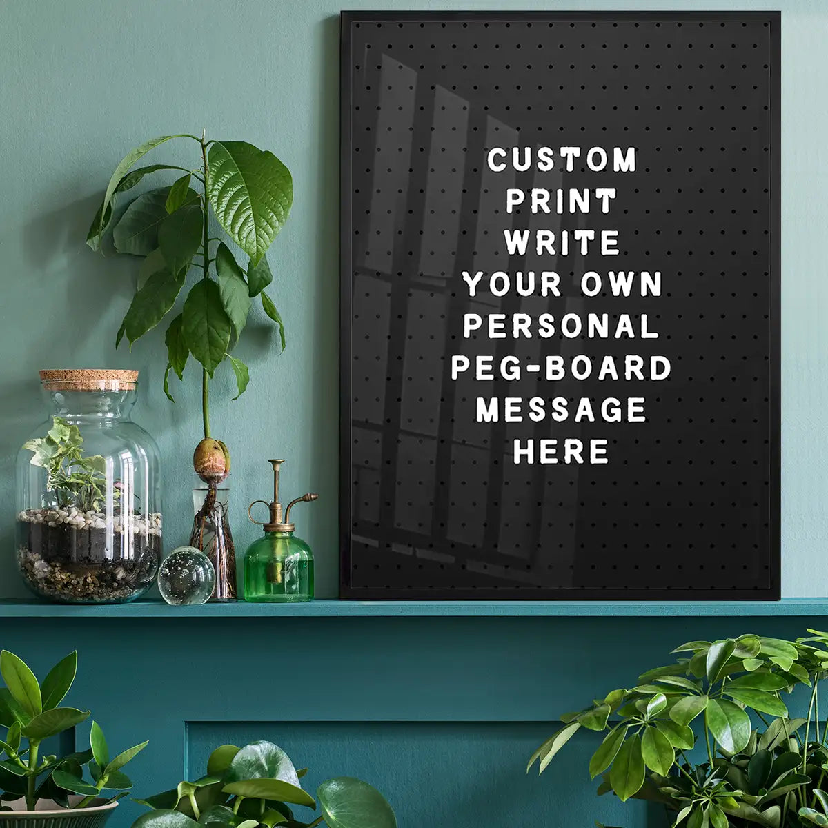 Custom Peg Board Poster Print