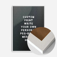 Custom Peg Board Poster Print