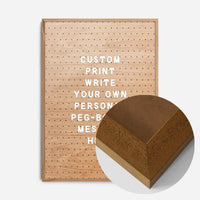 Custom Peg Board Message Art Print