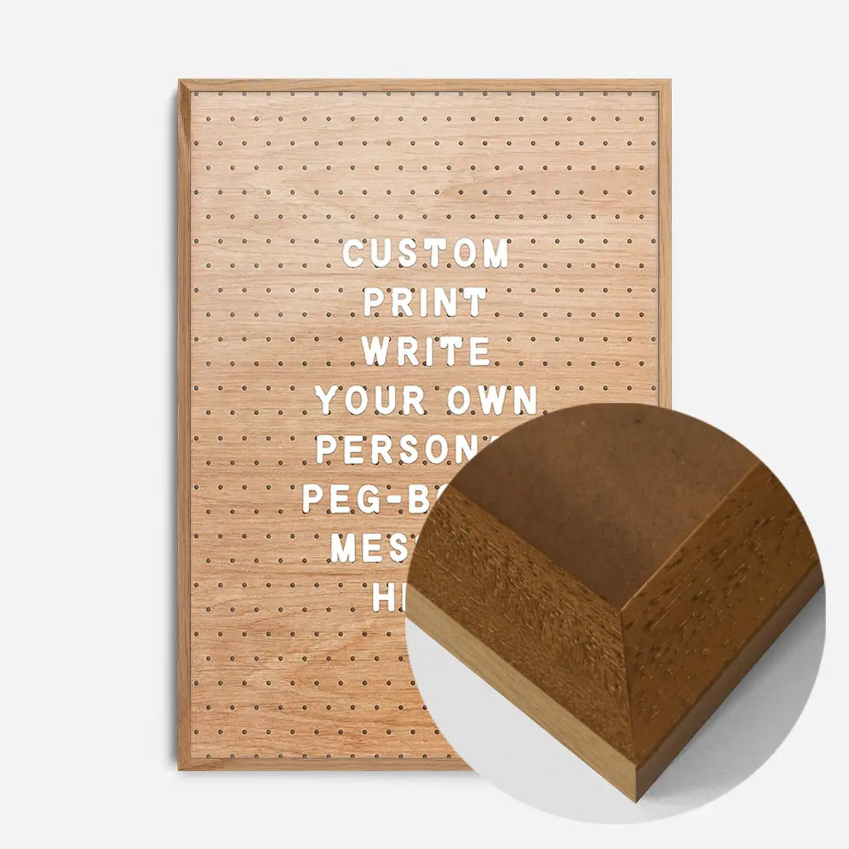 Custom Peg Board Message Art Print