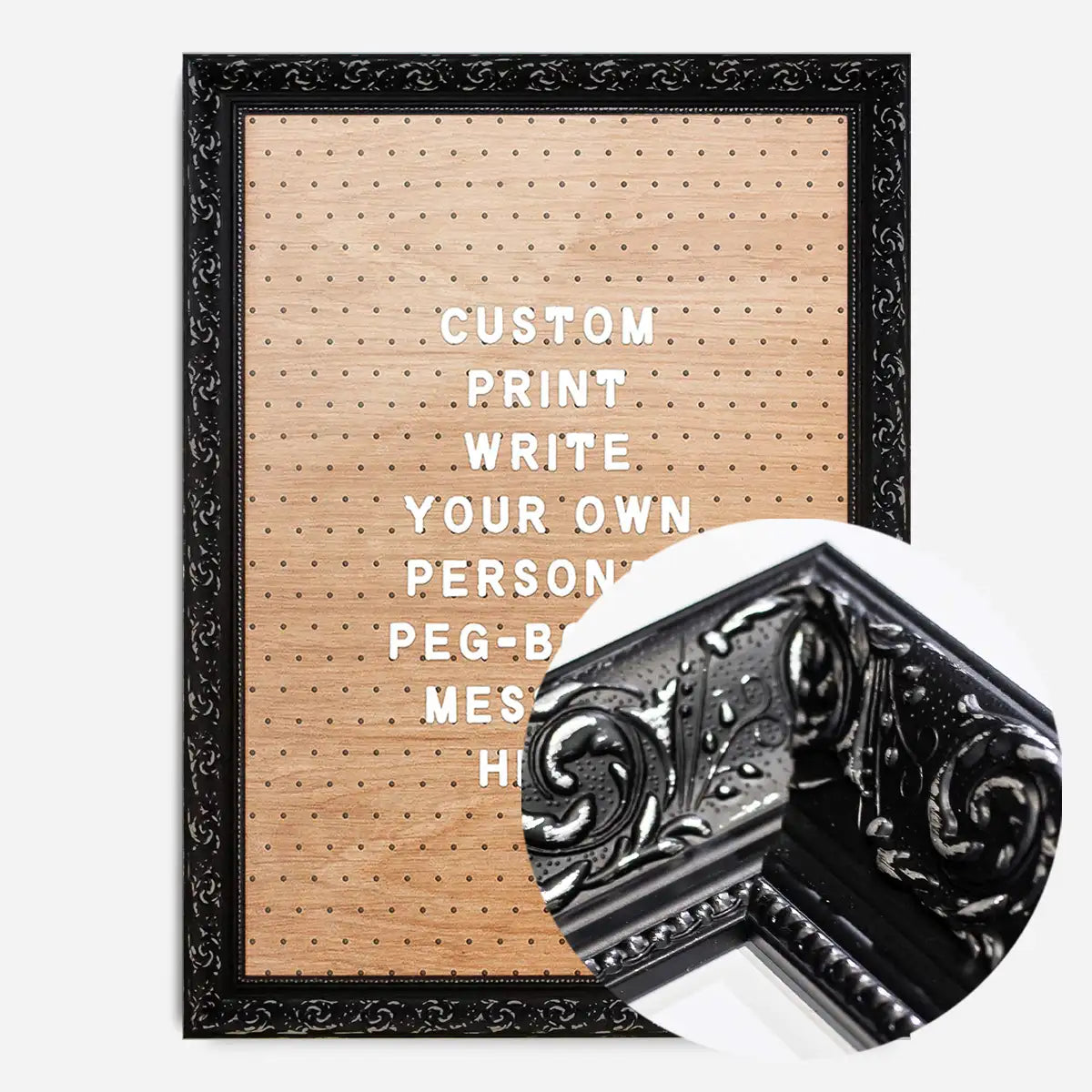 Custom Peg Board Message Art Print