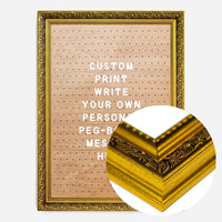 Custom Peg Board Message Art Print