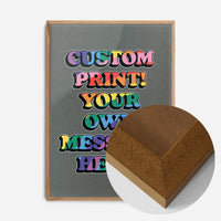 Custom Rainbow Bold Letters Print