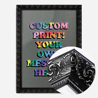 Custom Rainbow Bold Letters Print