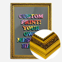Custom Rainbow Bold Letters Print