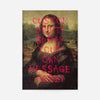 Custom Spraypaint Print - Mona Lisa Portrait