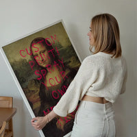 Custom Spraypaint Print - Mona Lisa Portrait