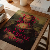 Custom Spraypaint Print - Mona Lisa Portrait
