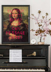 Custom Spraypaint Print - Mona Lisa Portrait
