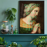 Custom Spraypaint Print - Portrait Of a Praying Woman