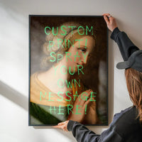 Custom Spraypaint Print - Portrait Of a Praying Woman