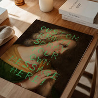 Custom Spraypaint Print - Portrait Of a Praying Woman