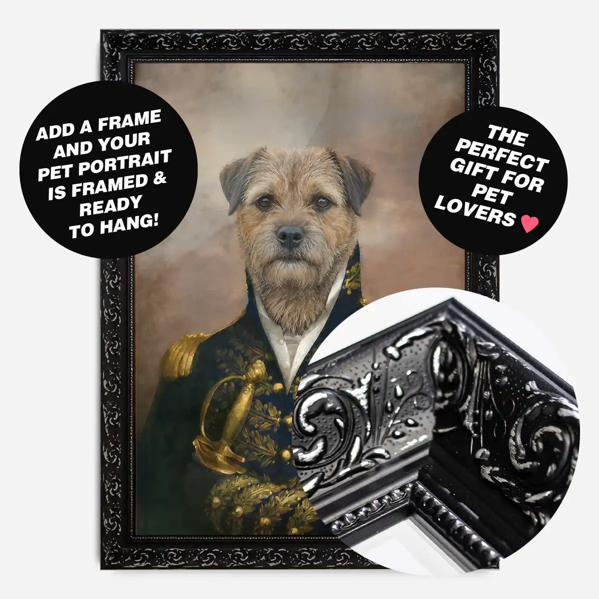 Custom Pet Portrait Print - Style 1