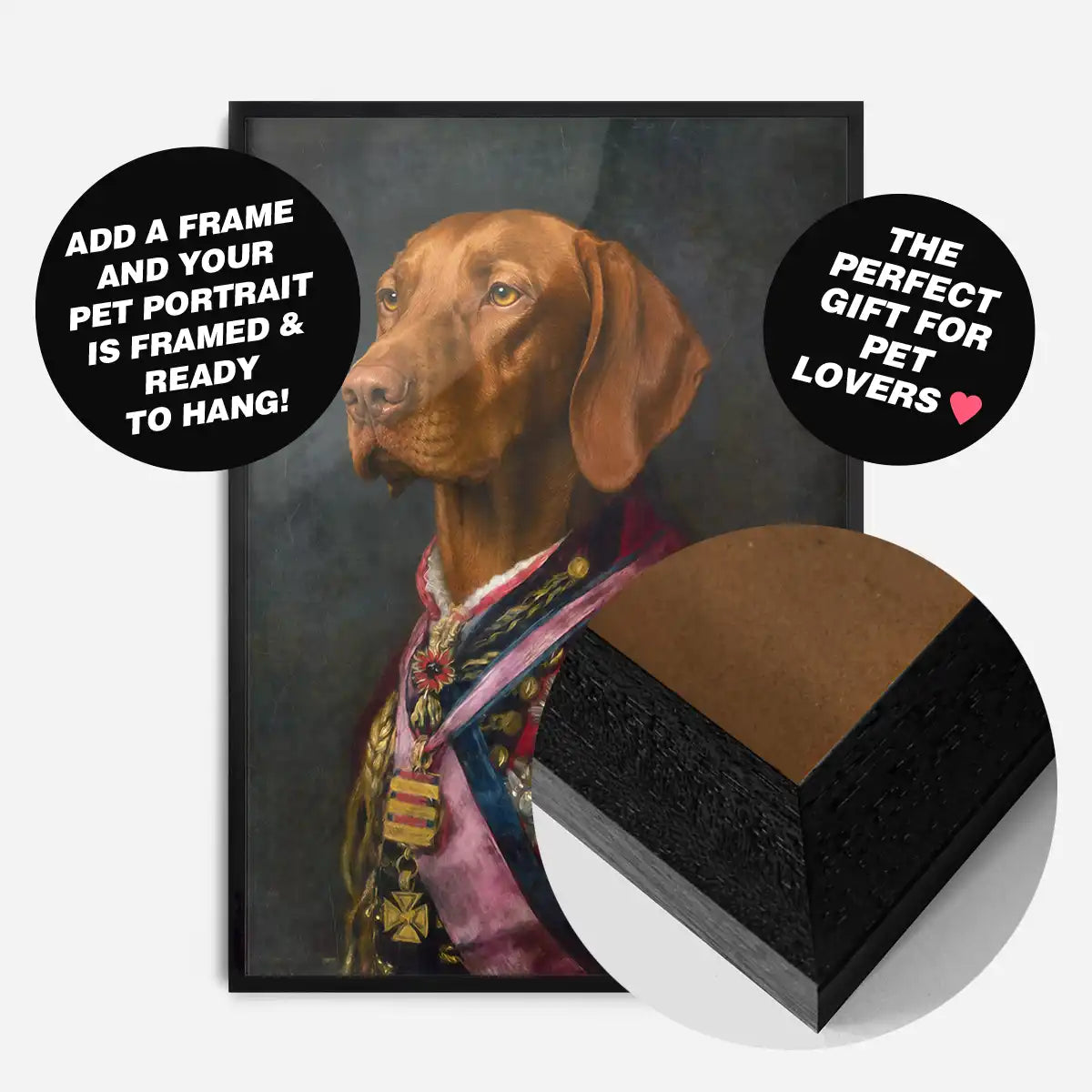 Custom Pet Portrait Print - Style 2