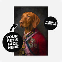 Custom Pet Portrait Print - Style 2
