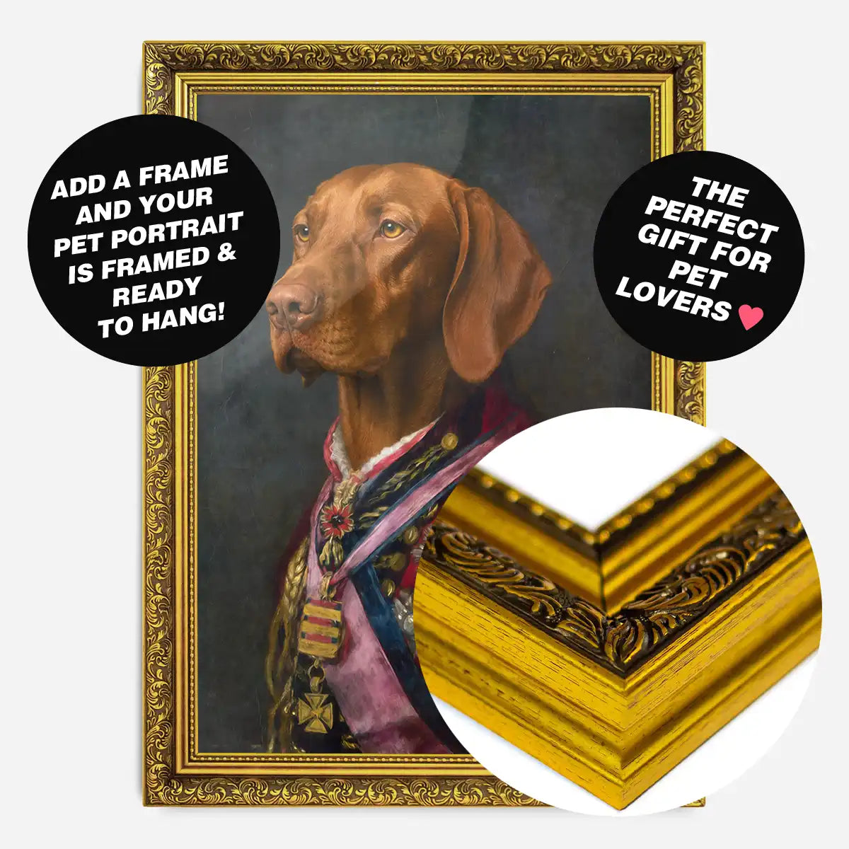 Custom Pet Portrait Print - Style 2