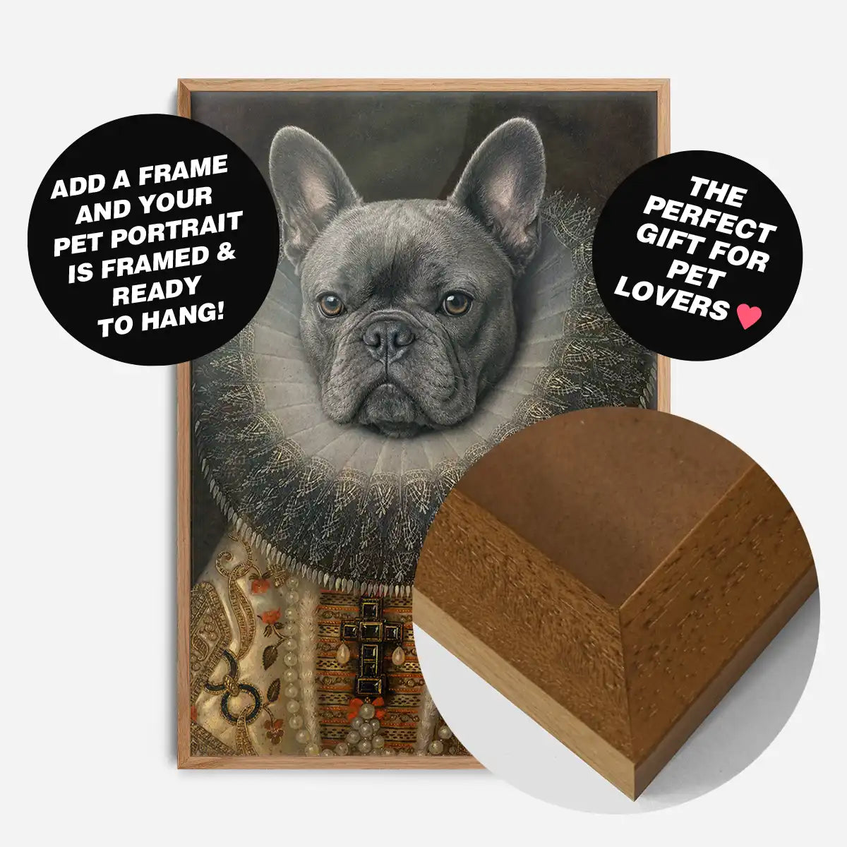 Custom Pet Portrait Print - Style 3