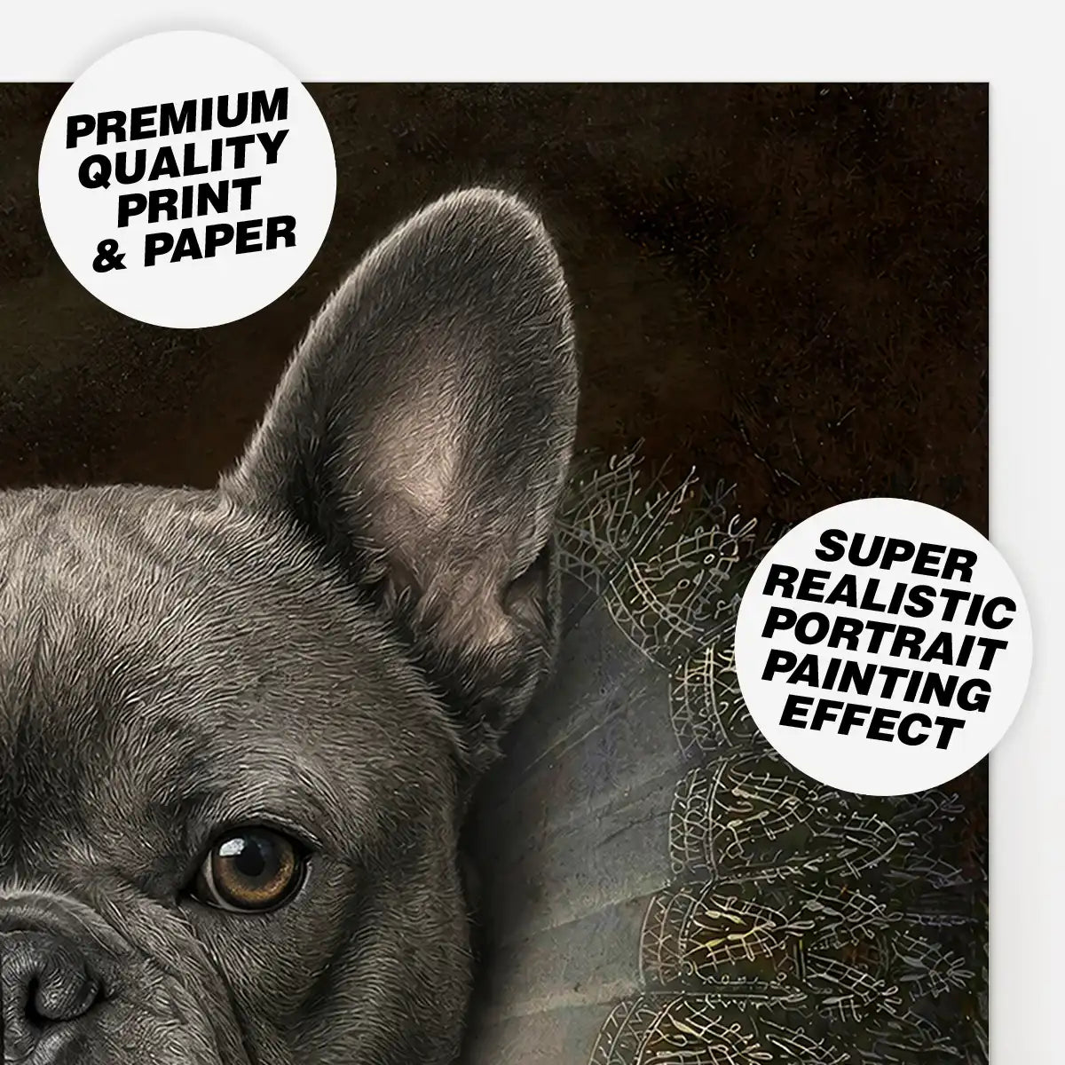 Custom Pet Portrait Print - Style 3