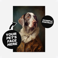Custom Pet Portrait Print - Style 4