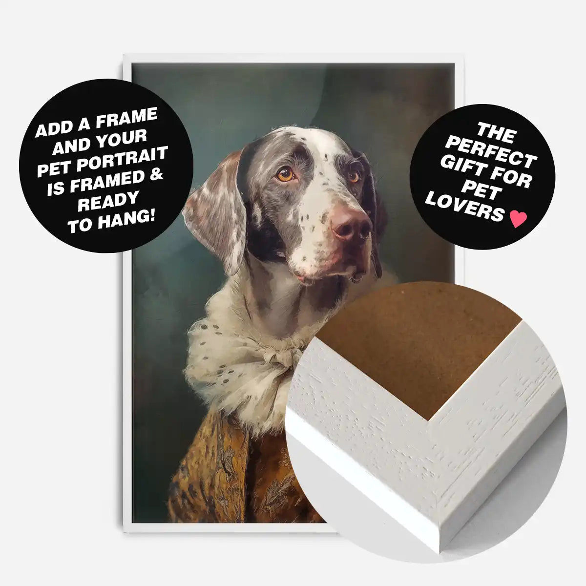 Custom Pet Portrait Print - Style 4
