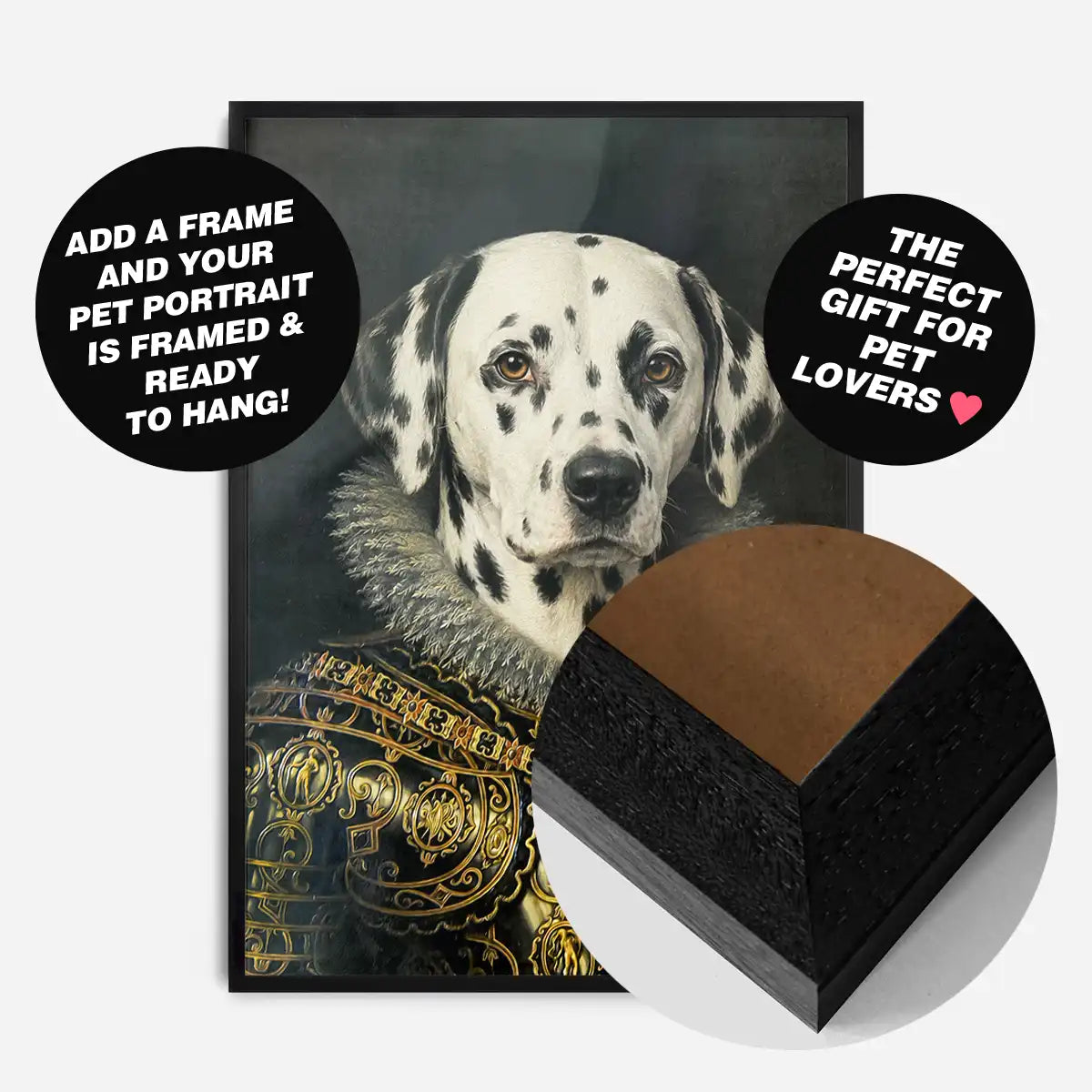 Custom Pet Portrait Print - Style 5