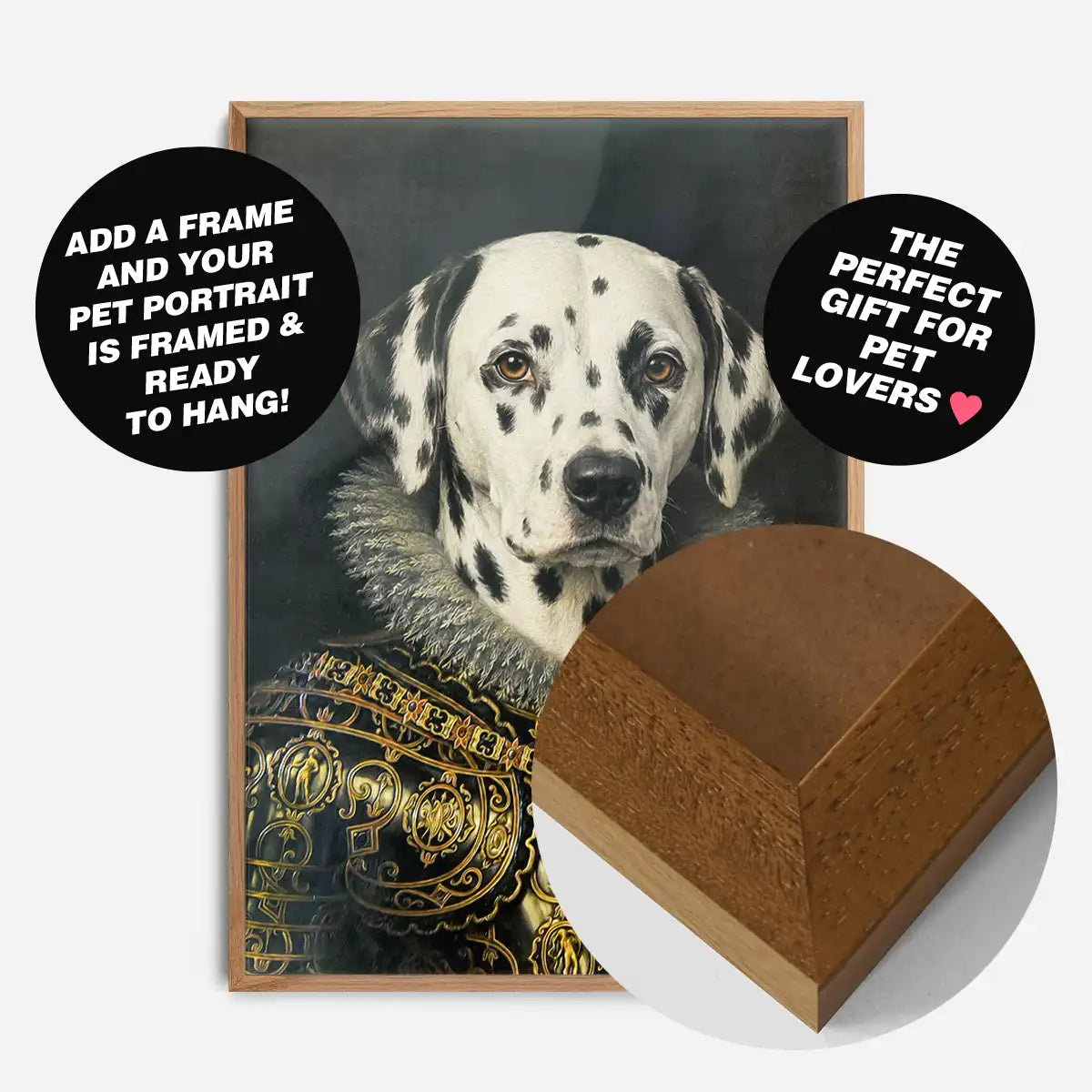 Custom Pet Portrait Print - Style 5