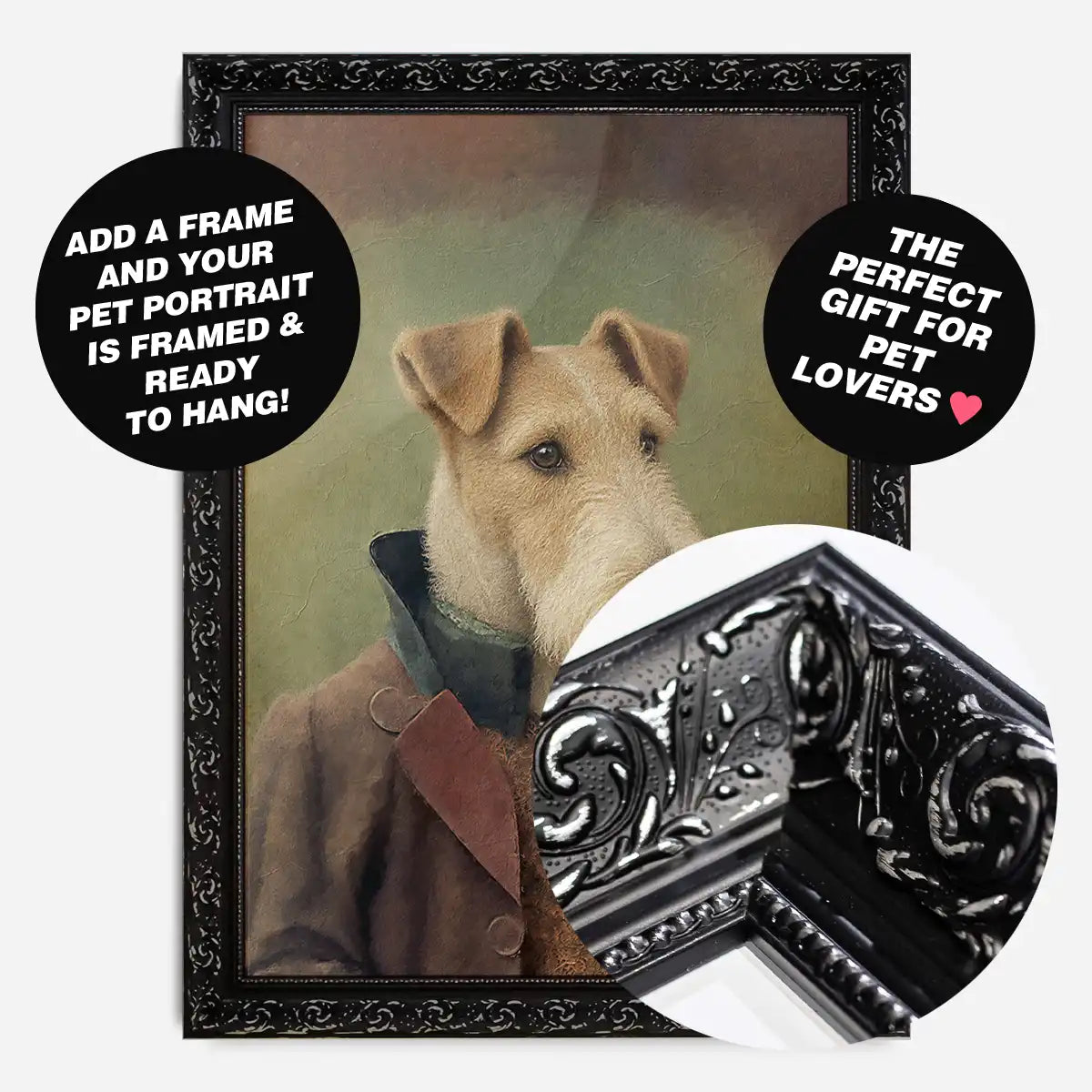 Custom Pet Portrait Print - Style 6