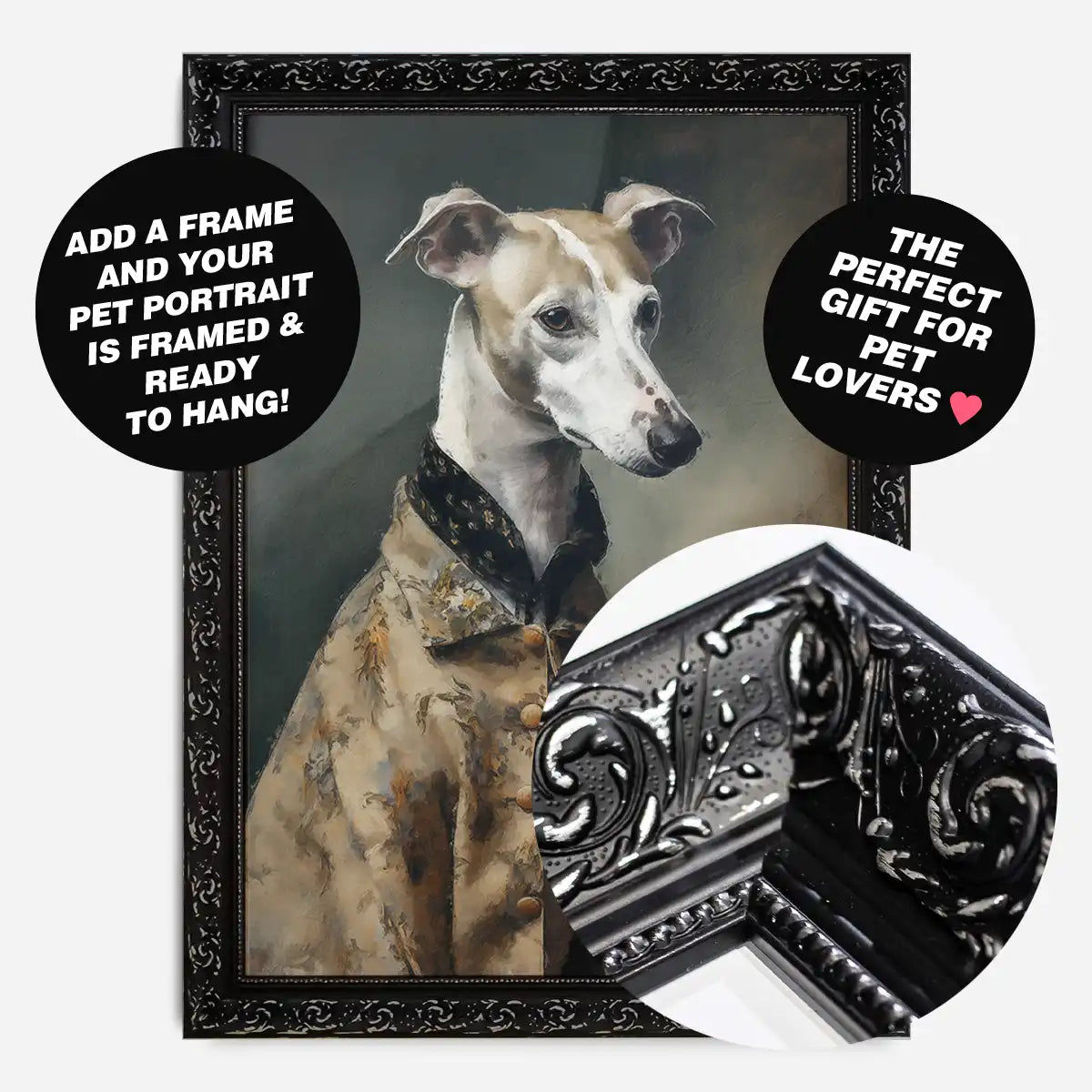 Custom Pet Portrait Print - Style 7