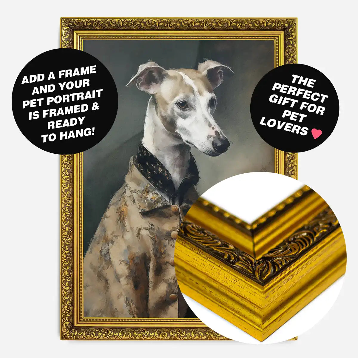 Custom Pet Portrait Print - Style 7