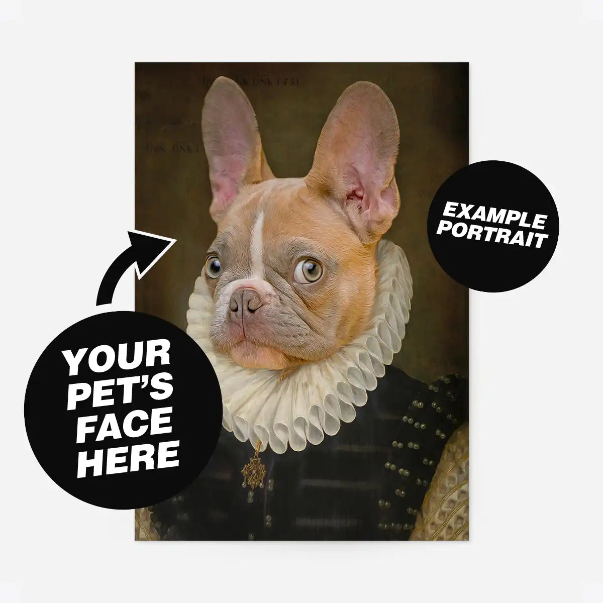 Custom Pet Portrait Print - Style 8