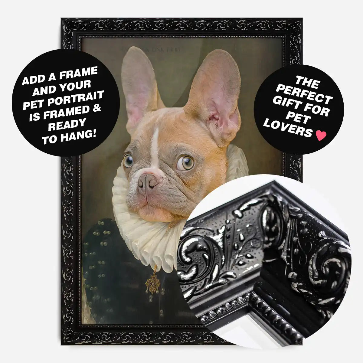 Custom Pet Portrait Print - Style 8