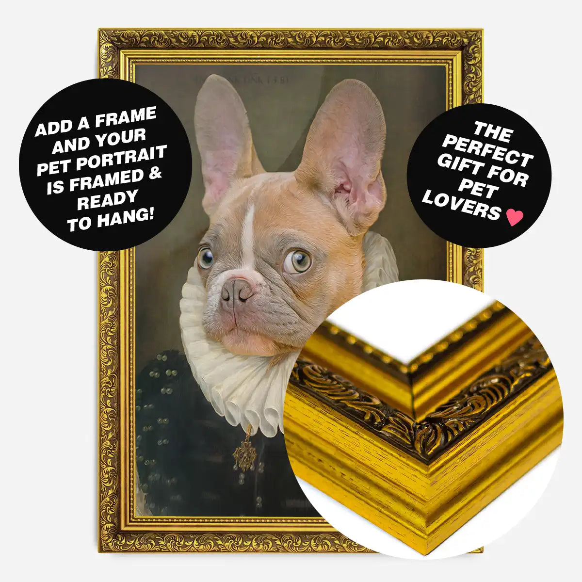 Custom Pet Portrait Print - Style 8