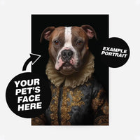 Custom Pet Portrait Print - Style 9