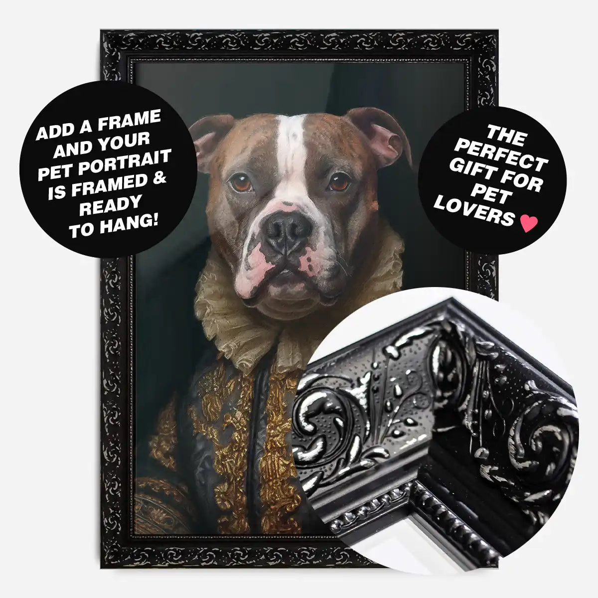 Custom Pet Portrait Print - Style 9