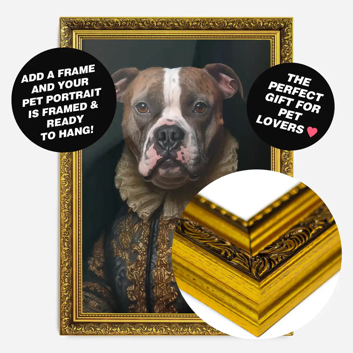 Custom Pet Portrait Print - Style 9