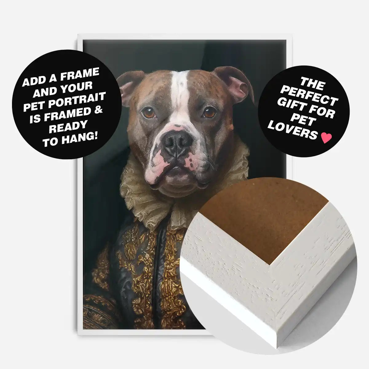 Custom Pet Portrait Print - Style 9