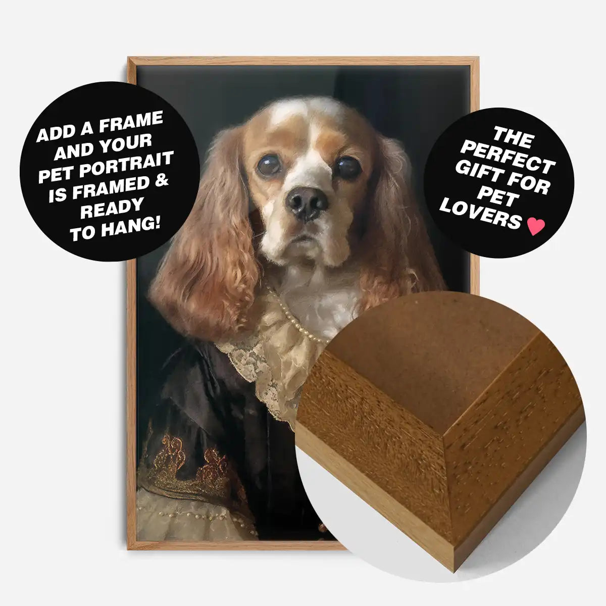 Custom Pet Portrait Print - Style 10