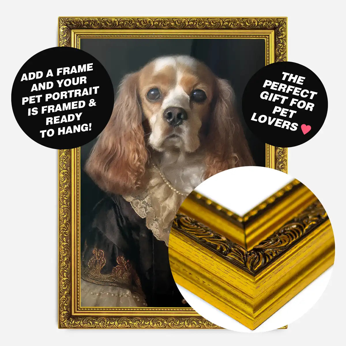 Custom Pet Portrait Print - Style 10