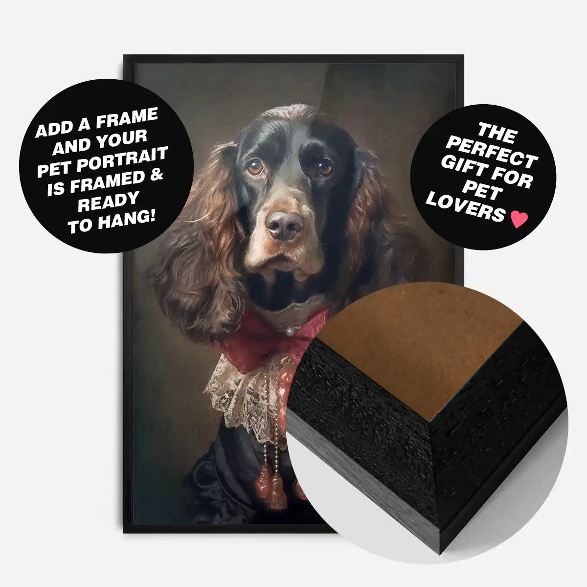 Custom Pet Portrait Print - Style 11
