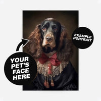 Custom Pet Portrait Print - Style 11