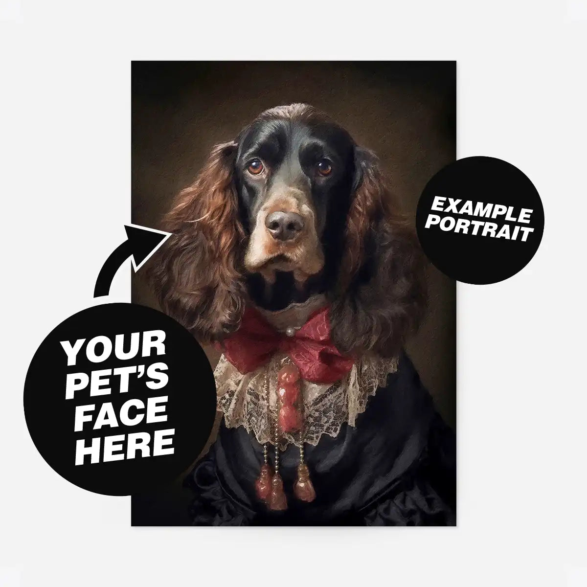 Custom Pet Portrait Print - Style 11