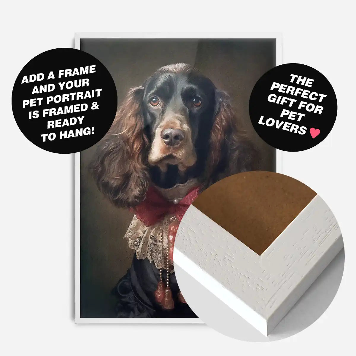 Custom Pet Portrait Print - Style 11