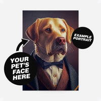 Custom Pet Portrait Print - Style 12