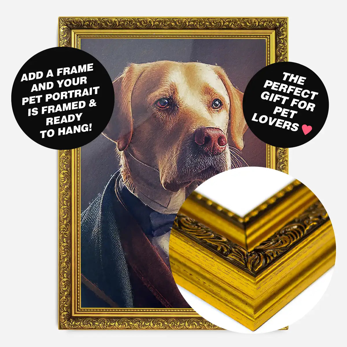 Custom Pet Portrait Print - Style 12